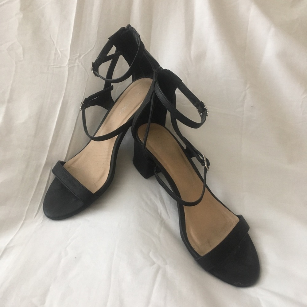Cityclassified 2 Strap Block Heels
